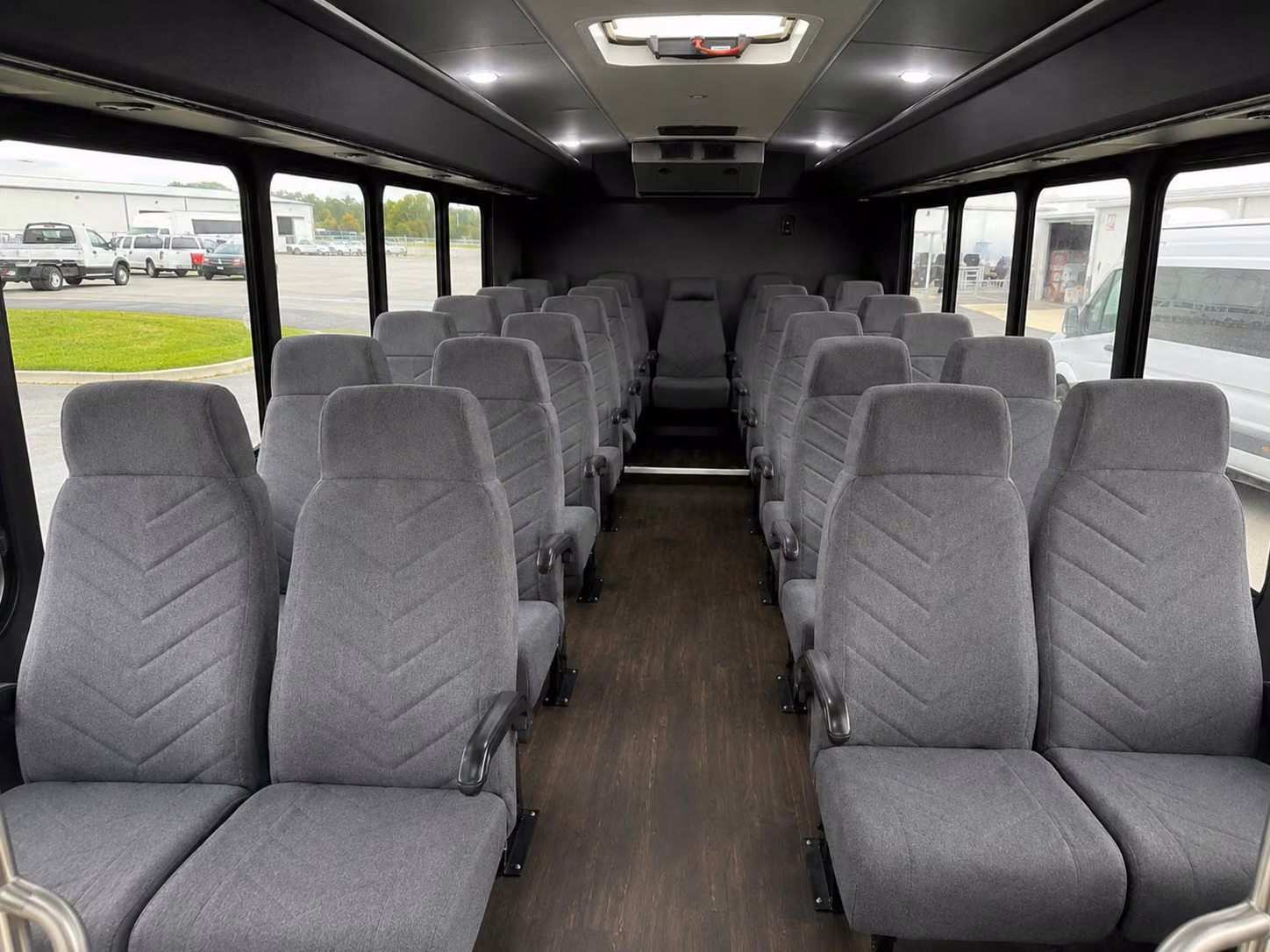 18 passenger minibus inside