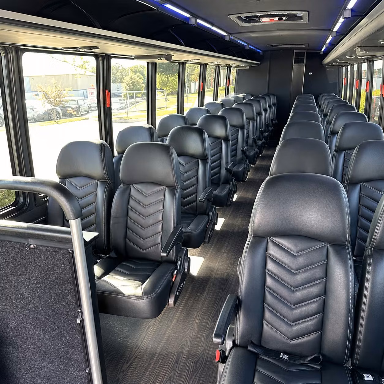 35 passenger minibus inside