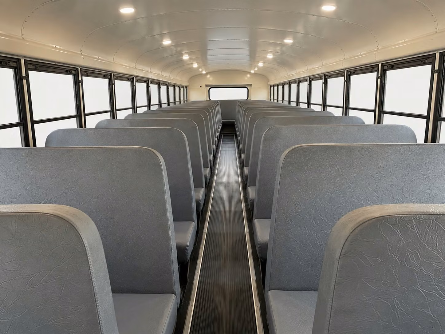 school bus inside
